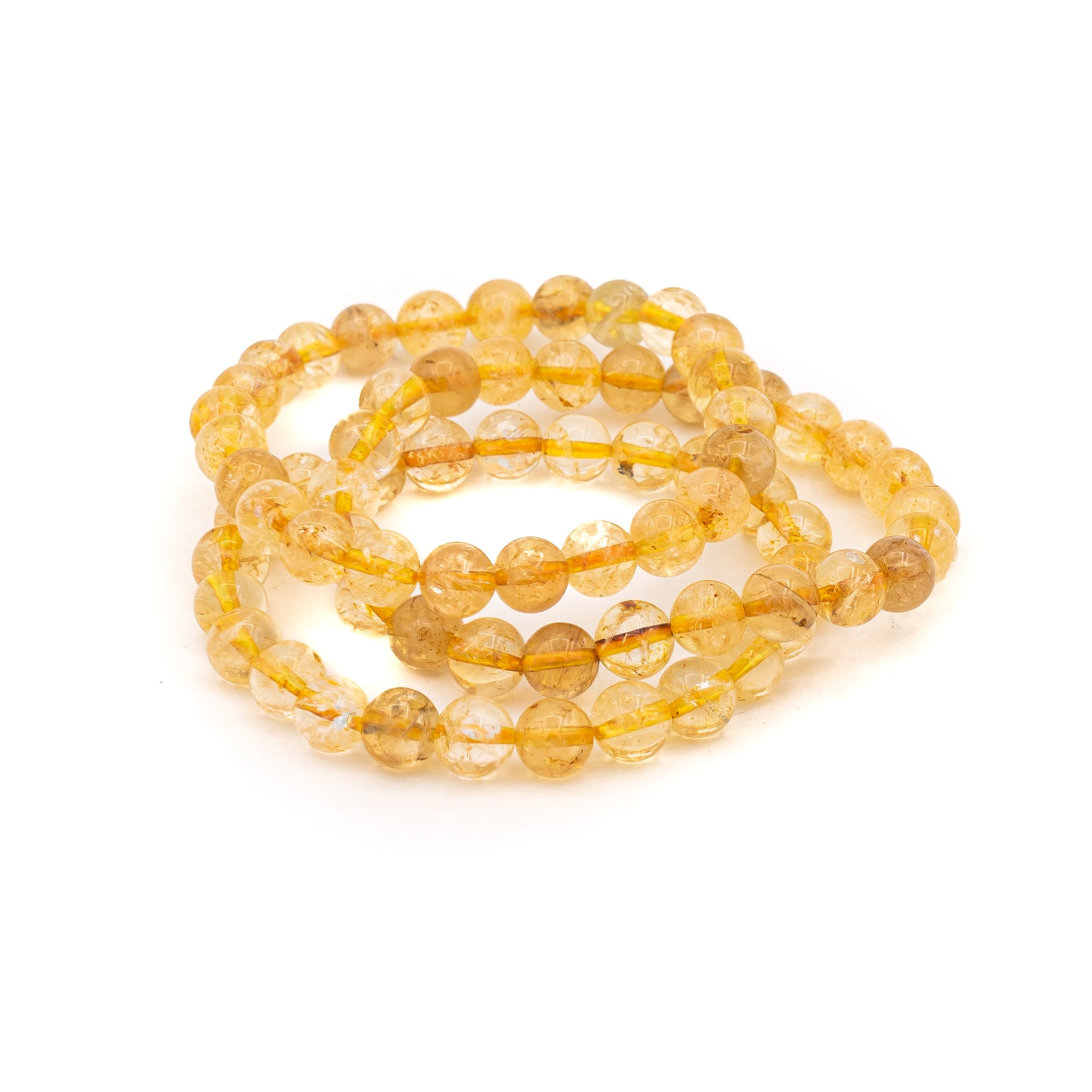 Bracelet - Citrine 8mm - Happy Soul Online